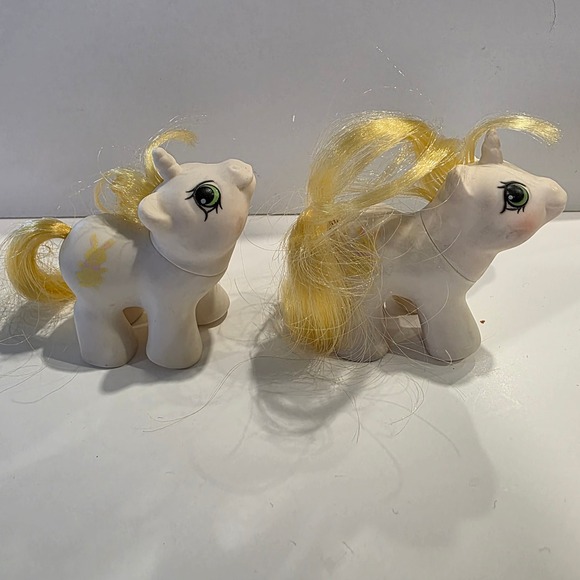 Hasbro Other - 1987 Hasbro My Little Pony G1 Cream Bunny Cutie Mark Toy Figure
